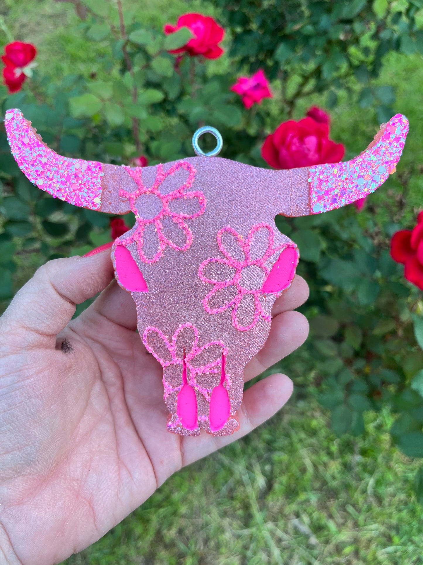 Large Daisies Aztec Bull Freshie