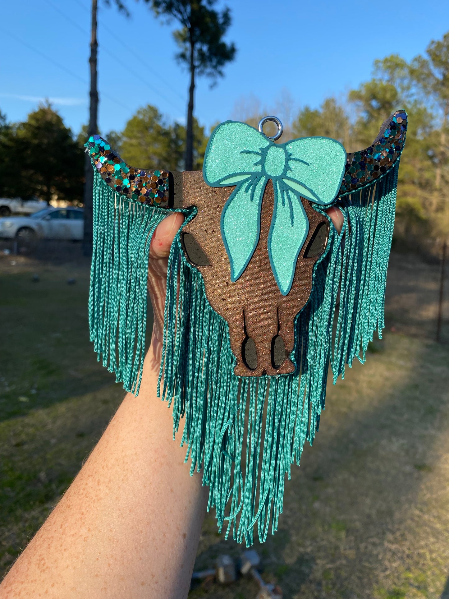 Coquette Bow Aztec Bull Freshie