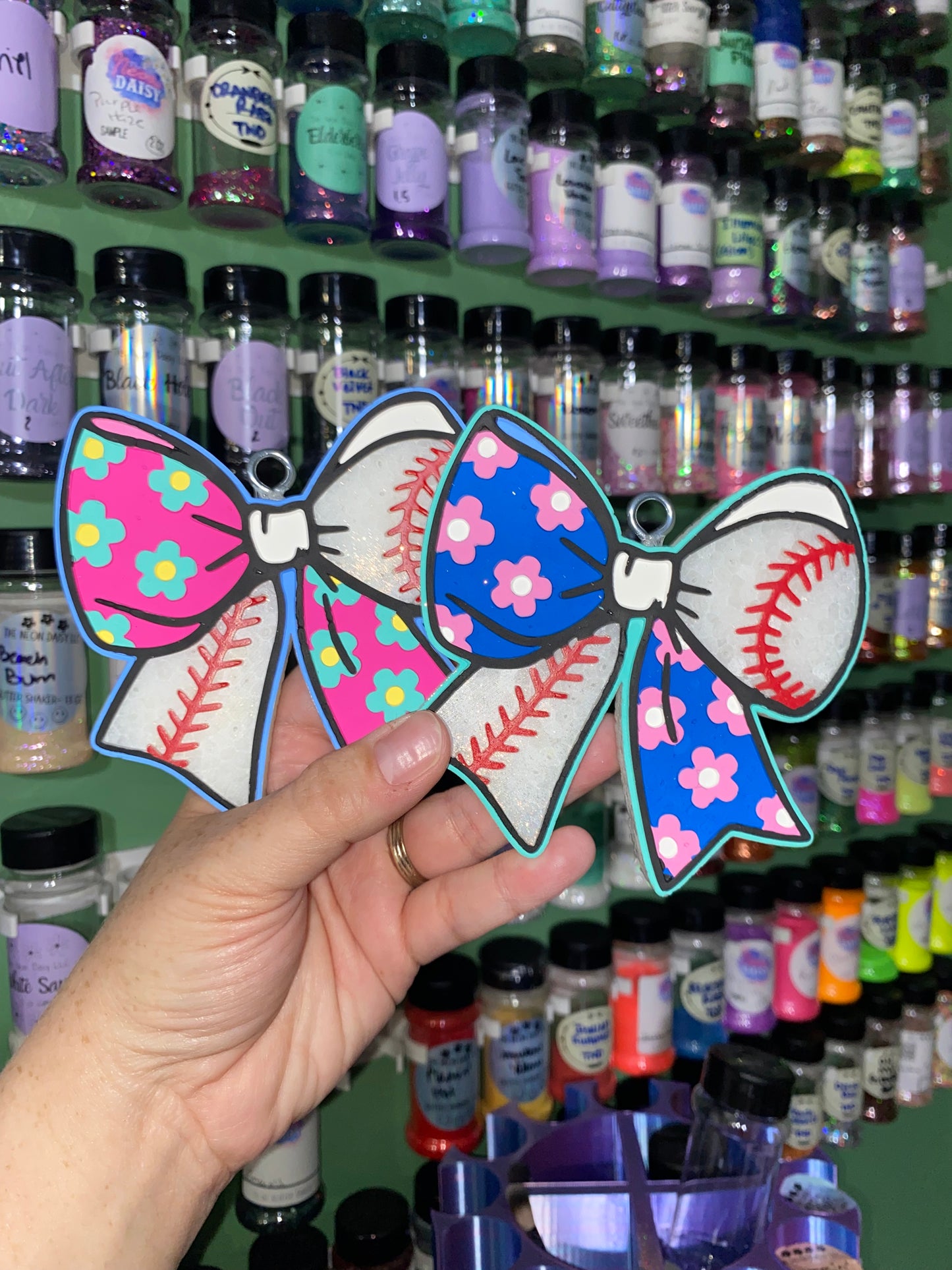 Baseball/Softball Bow Freshie