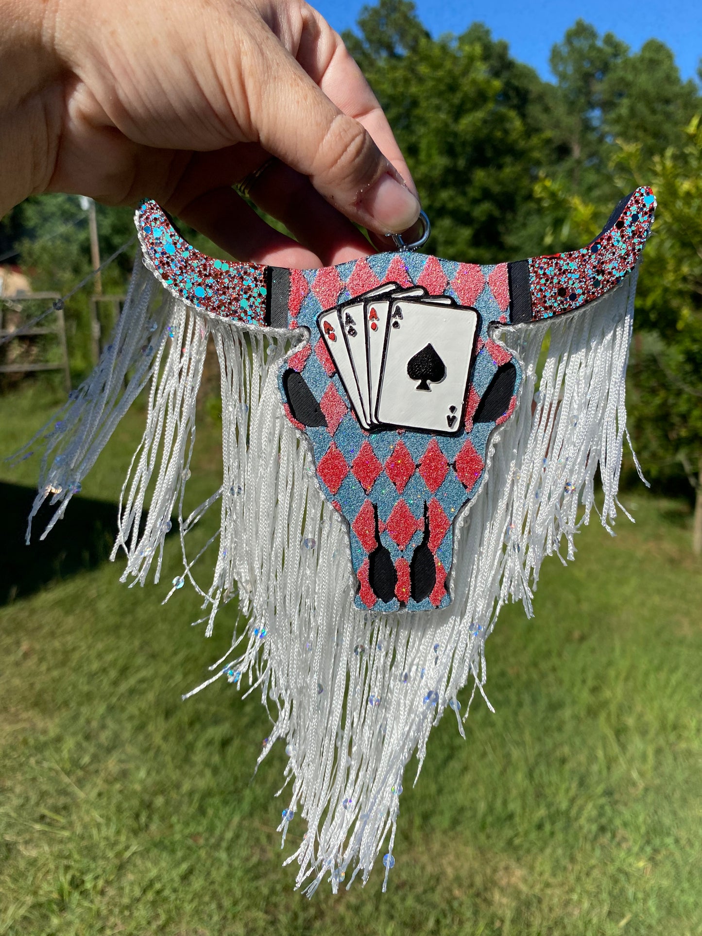 Playing Card Aztec Bull Freshie