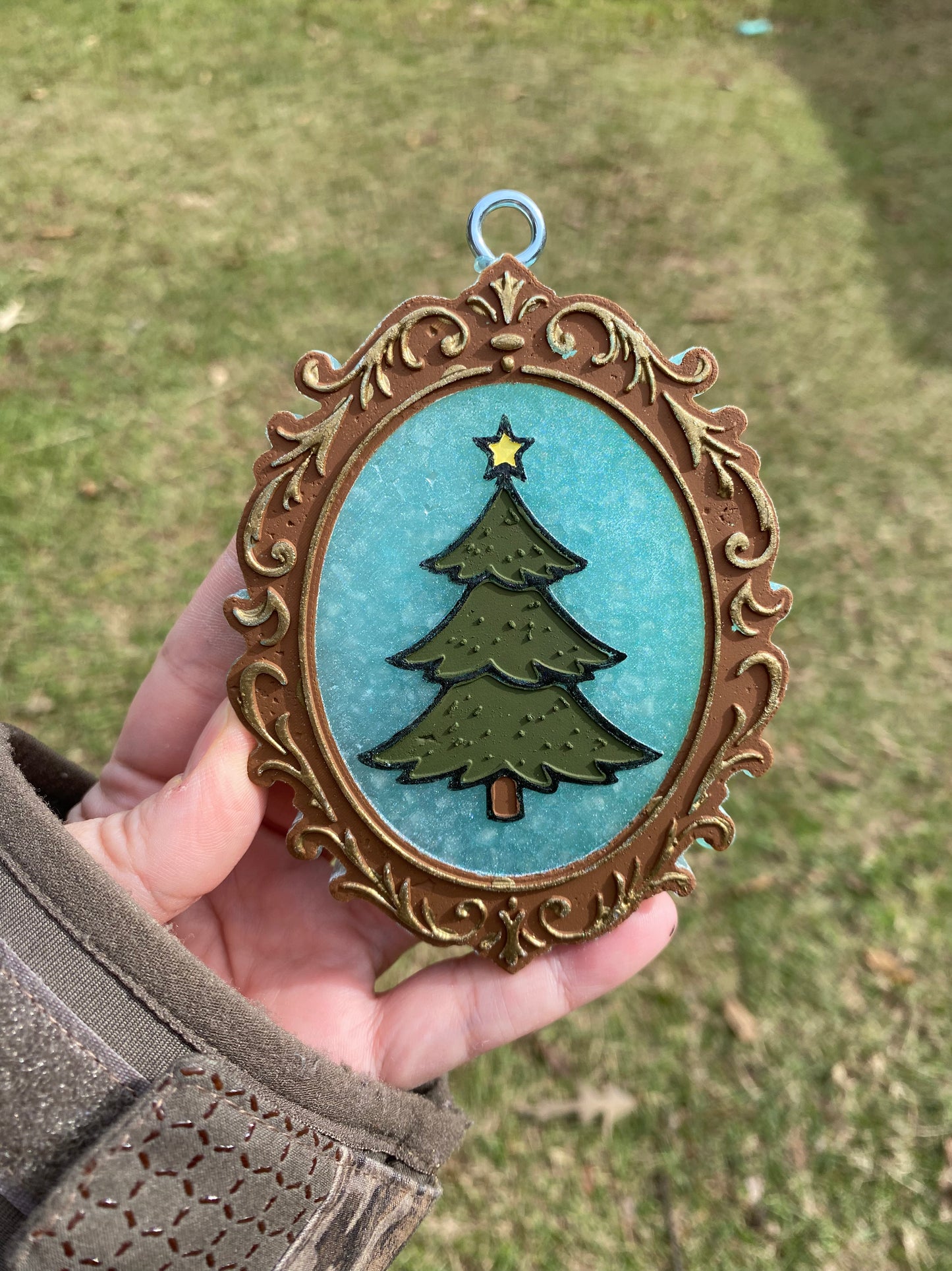 Christmas Antique Frame Freshie