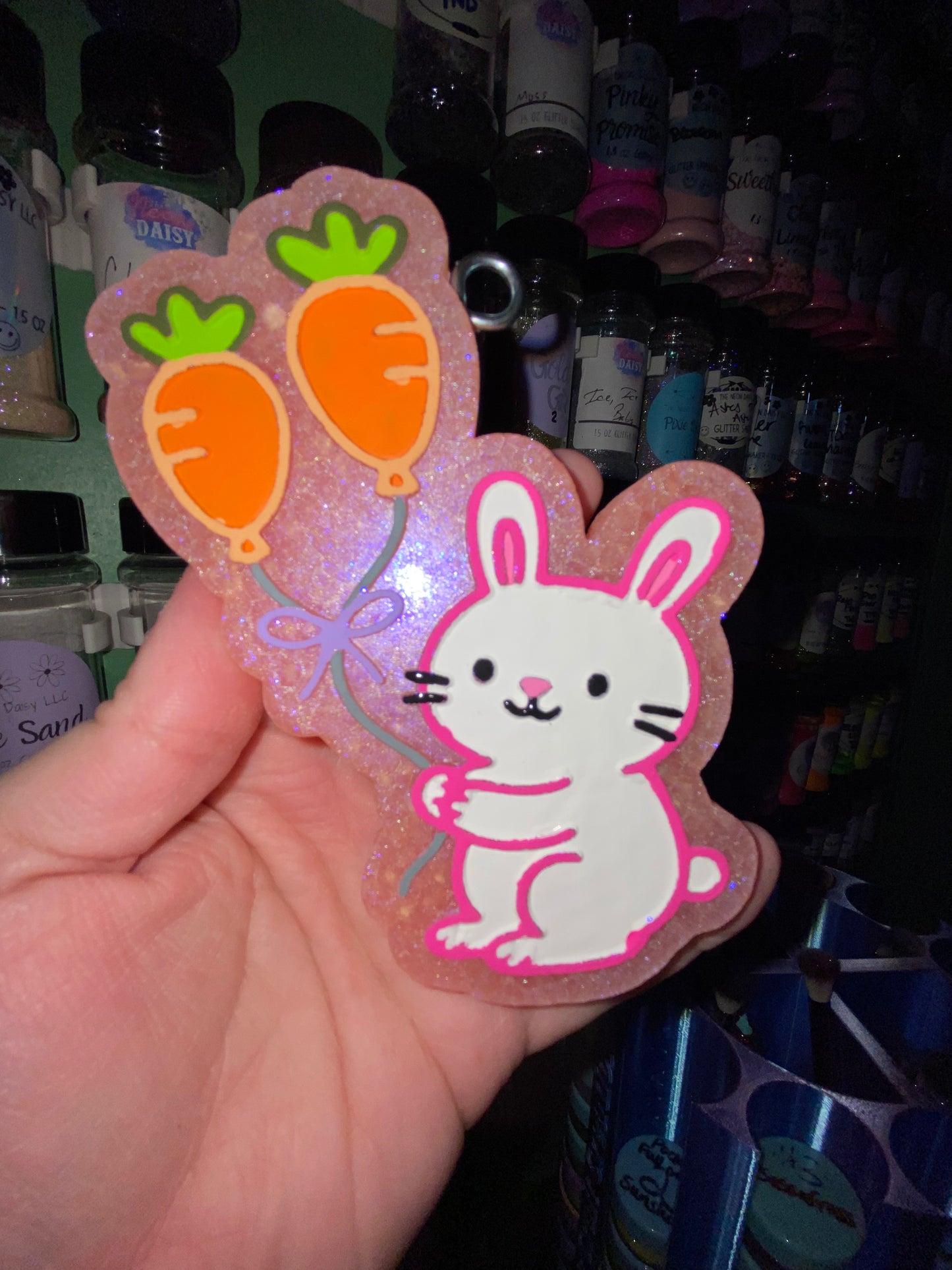 Bunny w/ Balloons Freshie