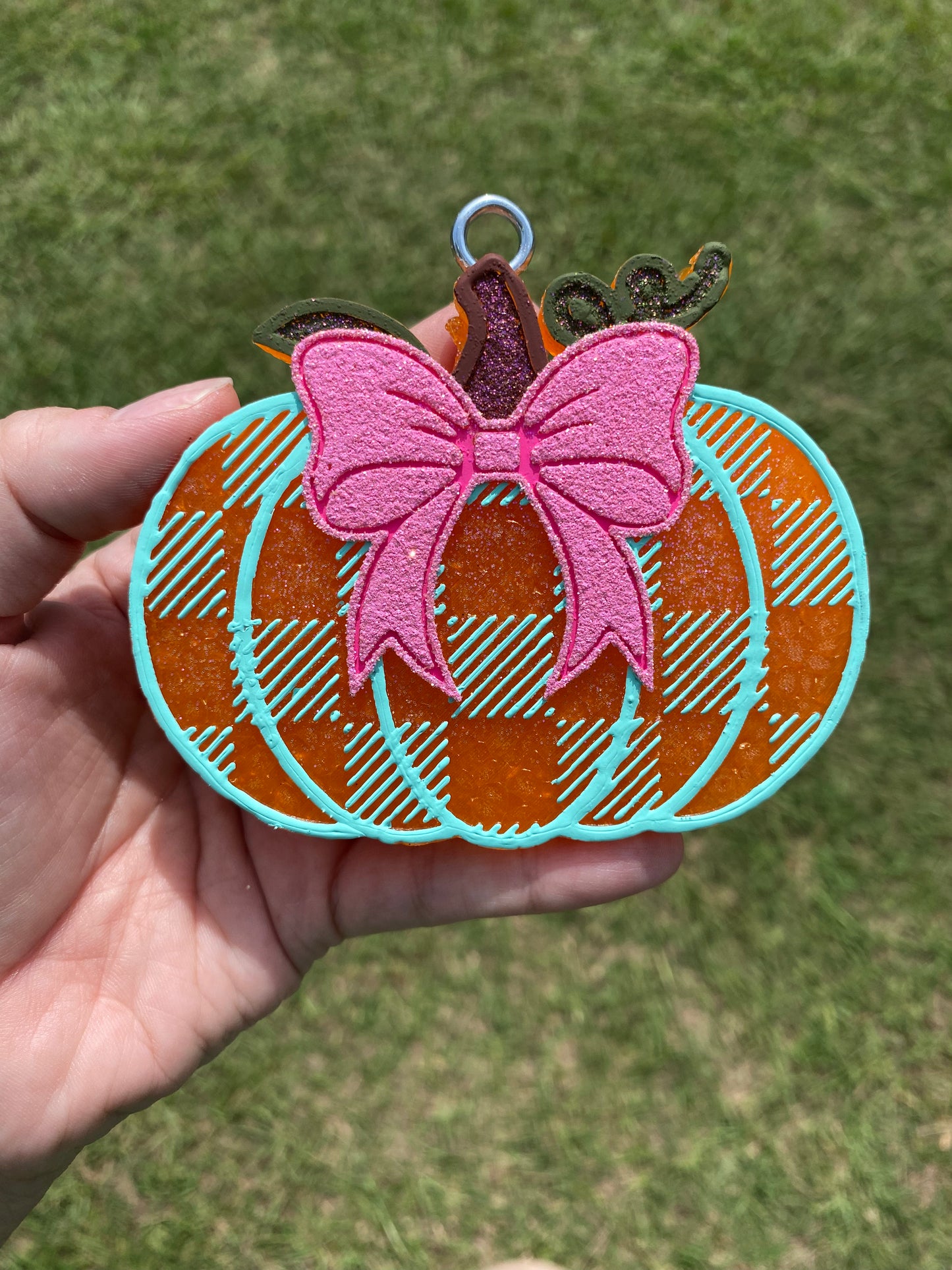 Plaid Pumpkin Freshie