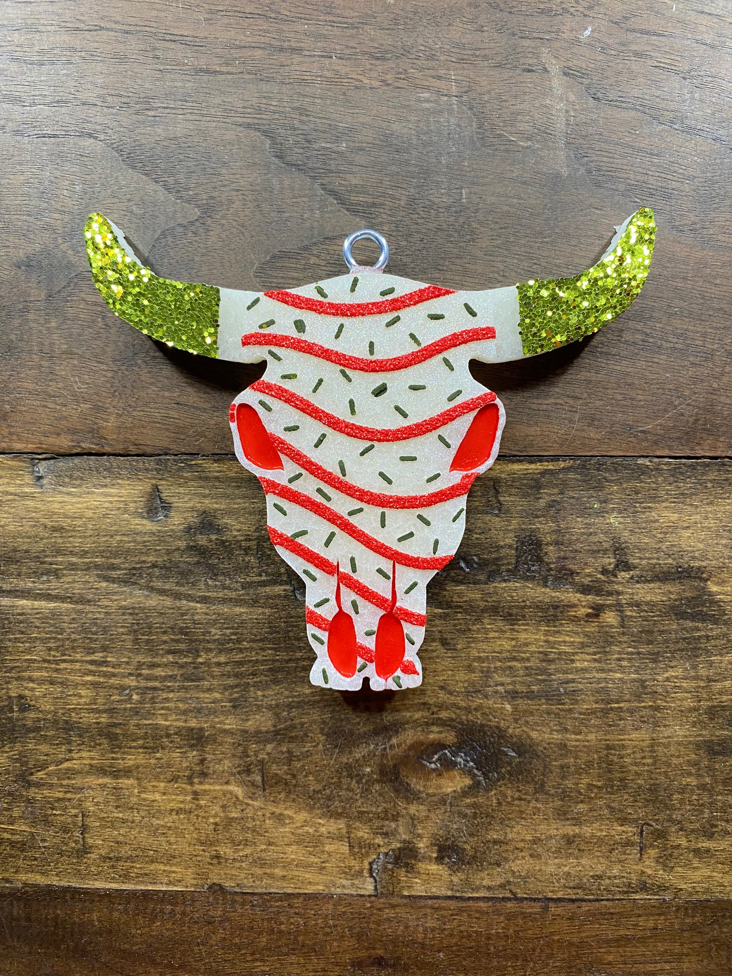 Christmas Cake Aztec Bull Freshie
