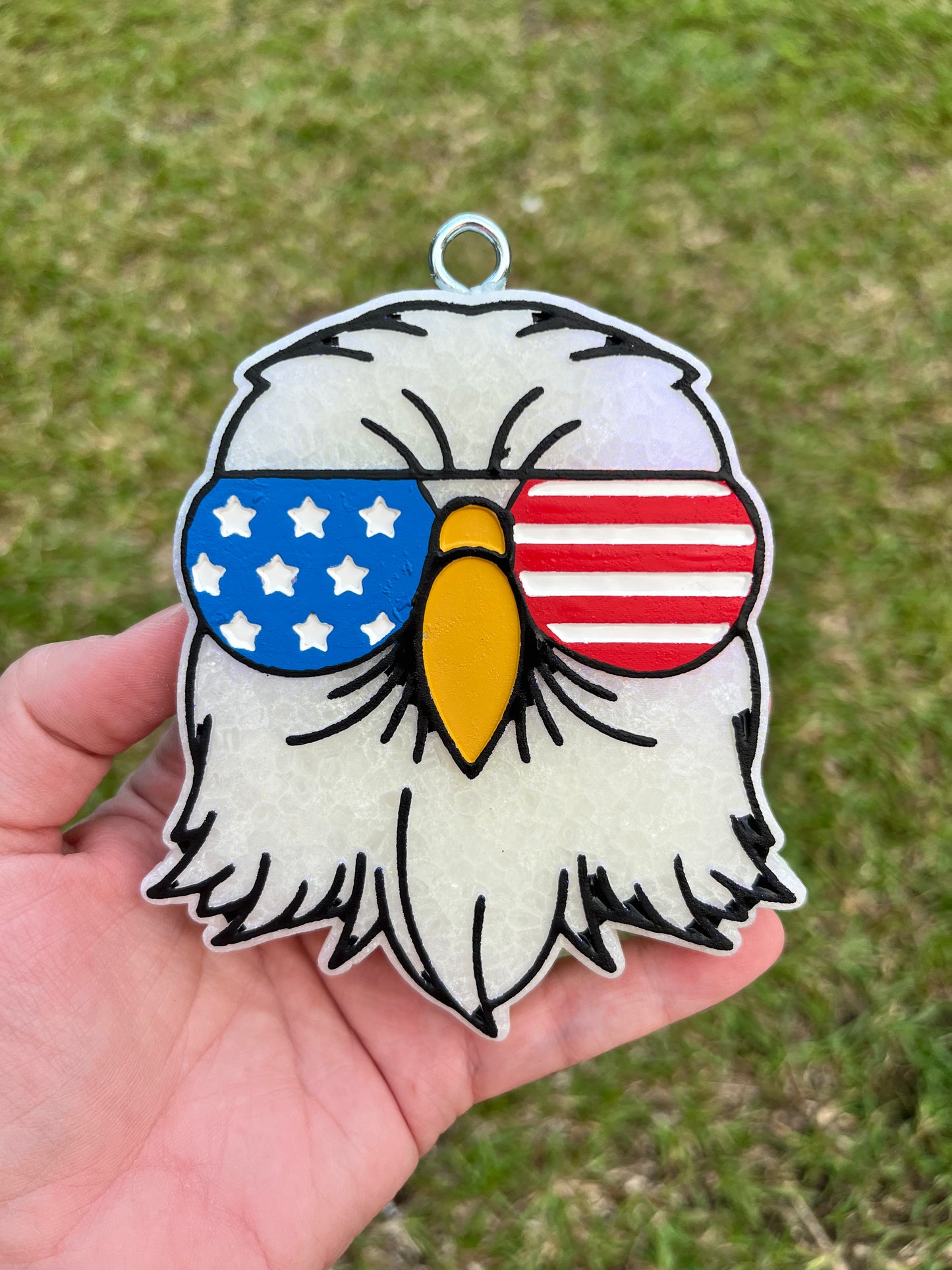 Patriotic Eagle Freshie
