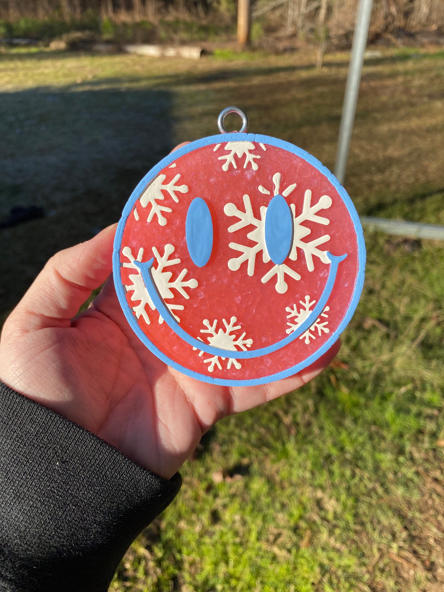 Snowflake Smiley Freshie