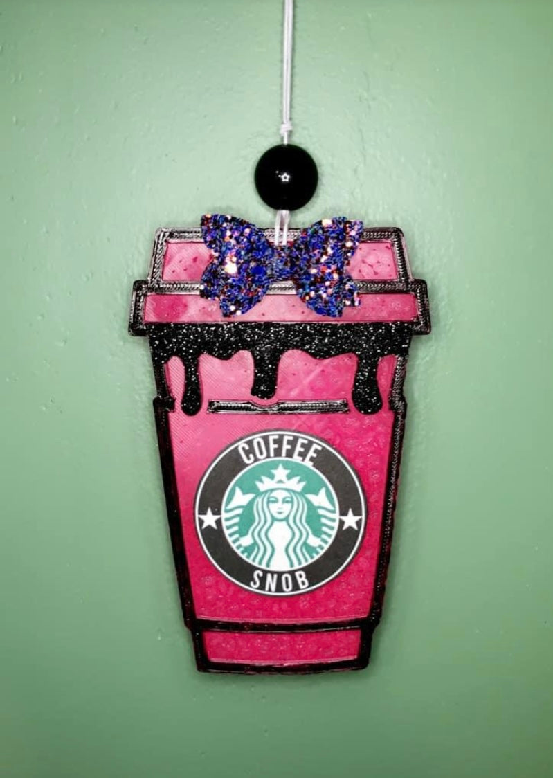 Drip Latte Cup Freshie *PLEASE SPECIFY WHICH DESIGN*