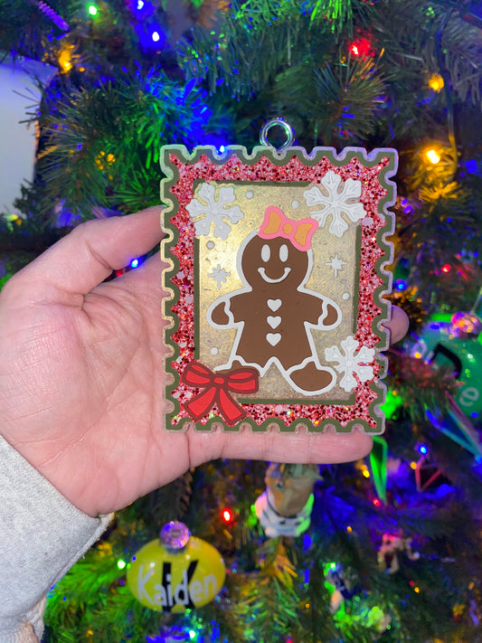Gingerbread Stamp Freshie