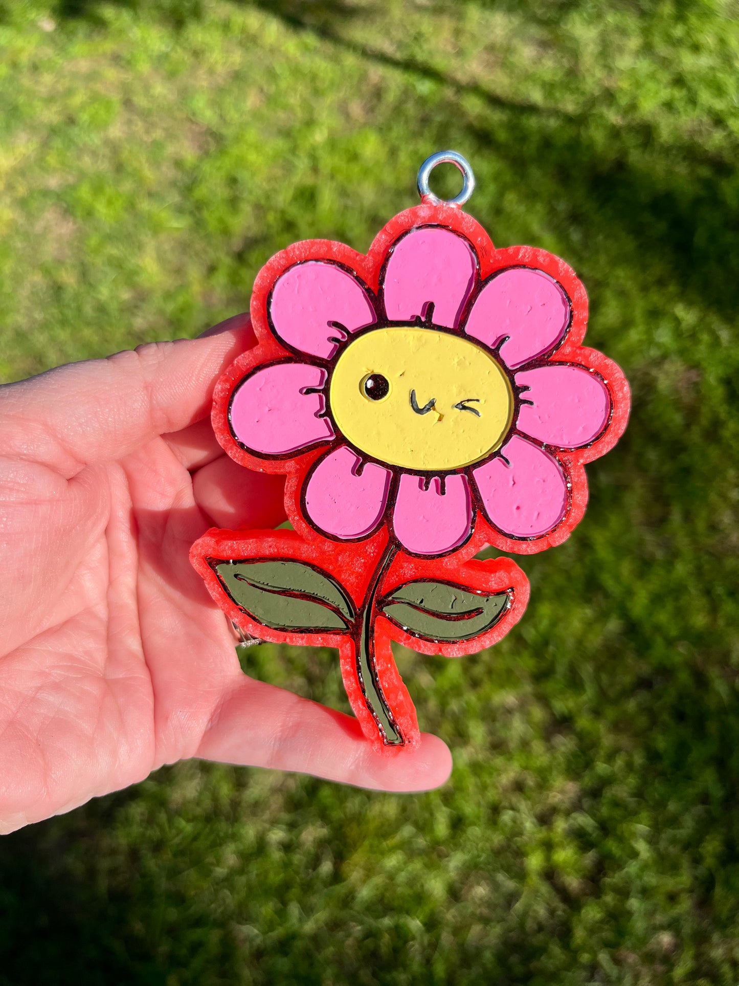 Winking Flower Freshie