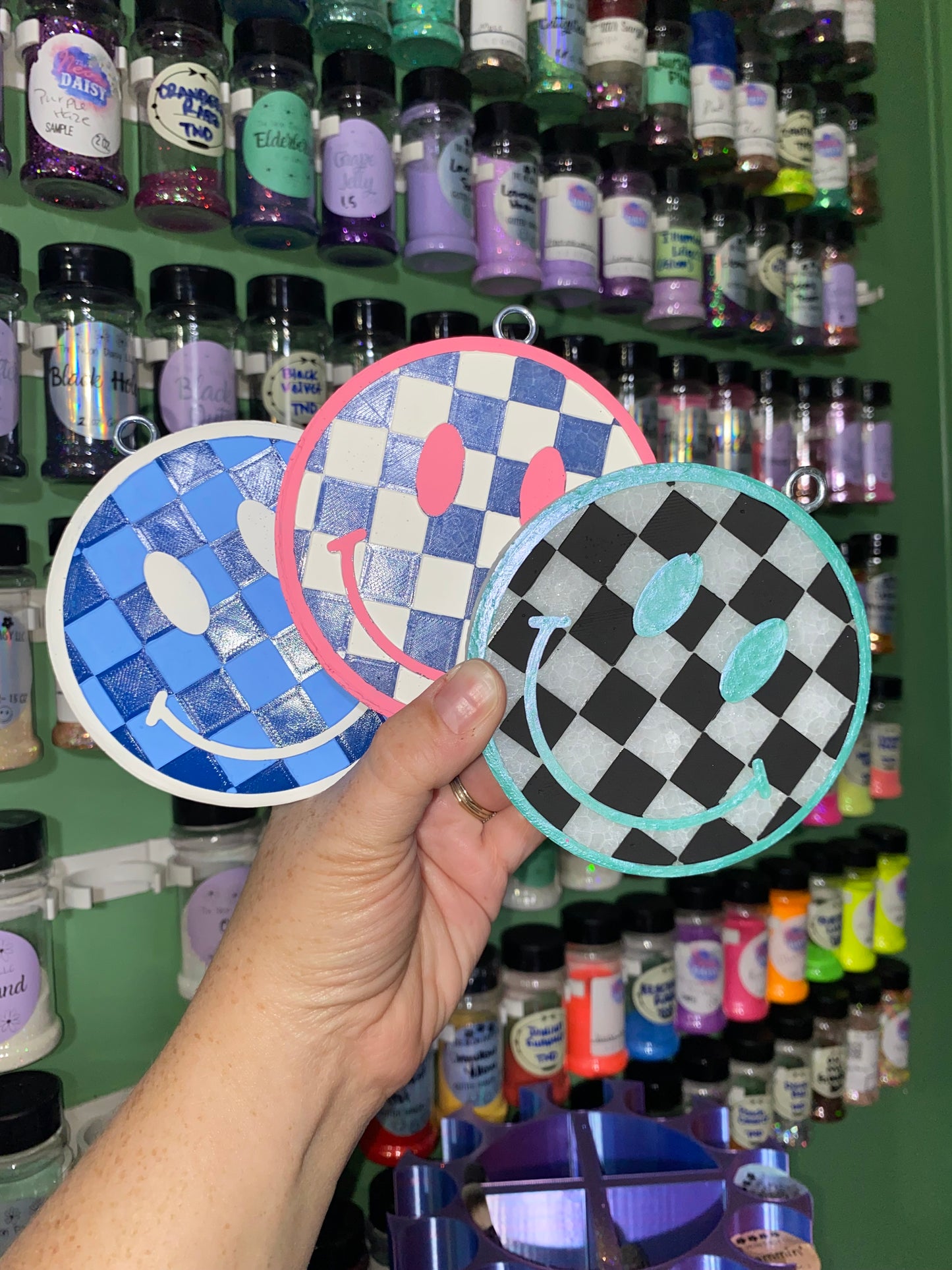 Checkered Smiley Freshie