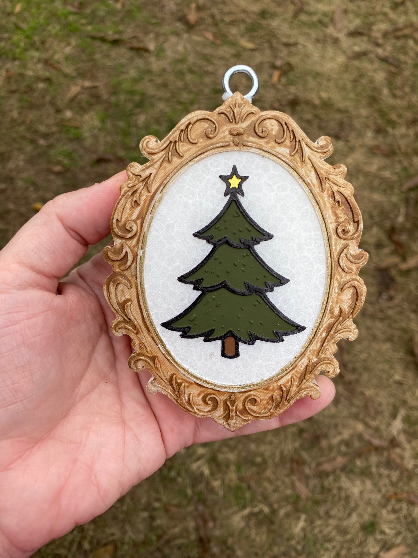 Christmas Antique Frame Freshie