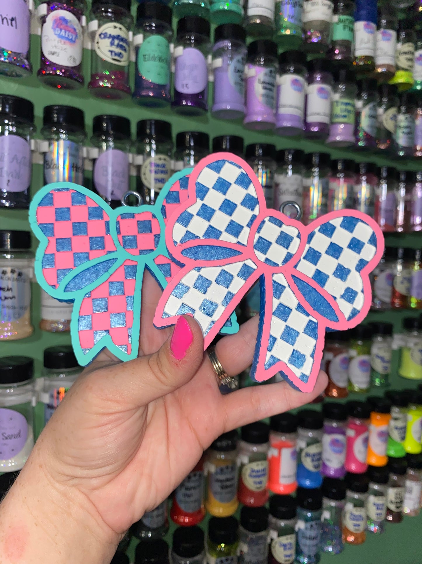 Checkered Bow Freshie