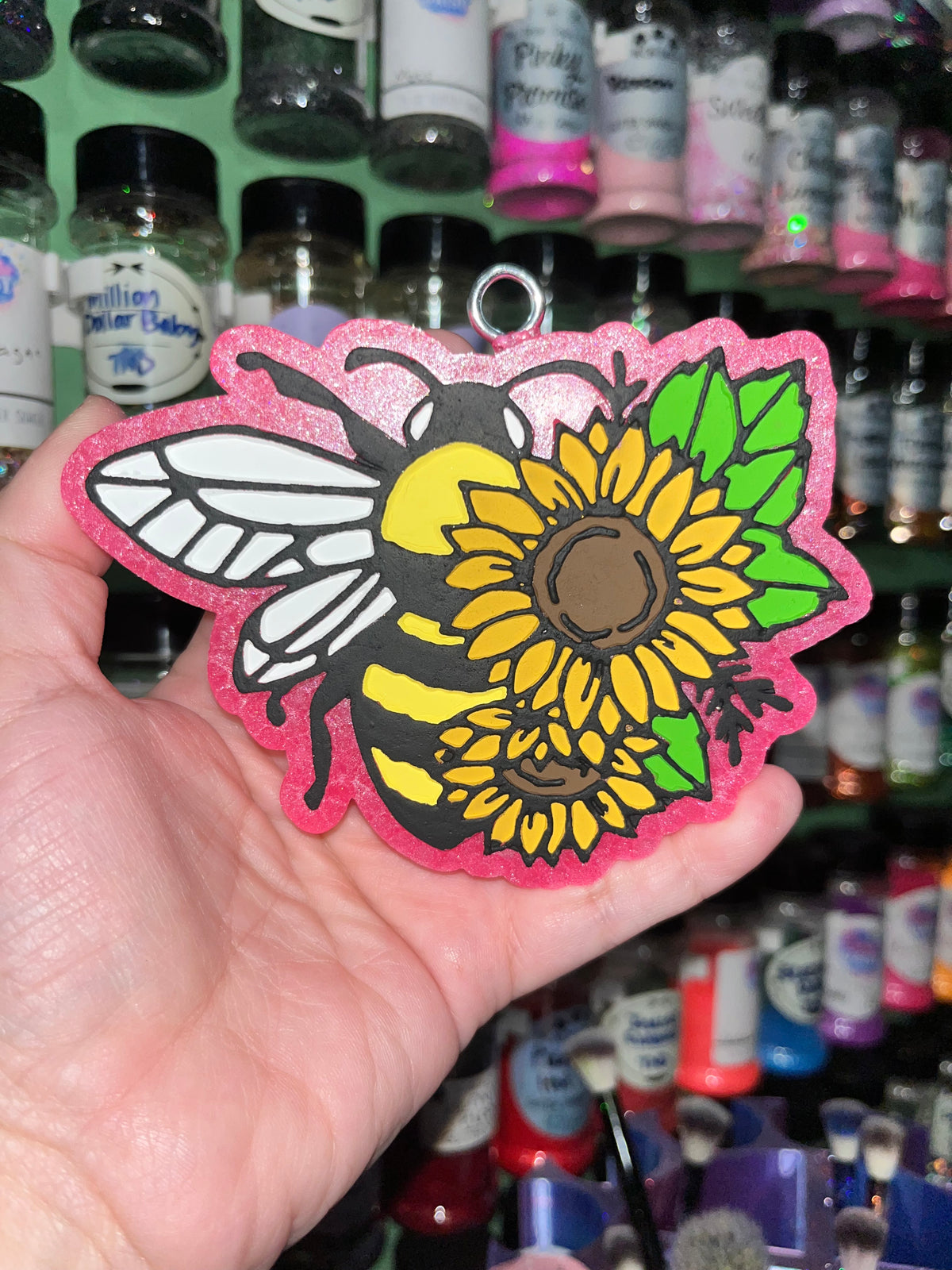 Sunflower Bee Freshie