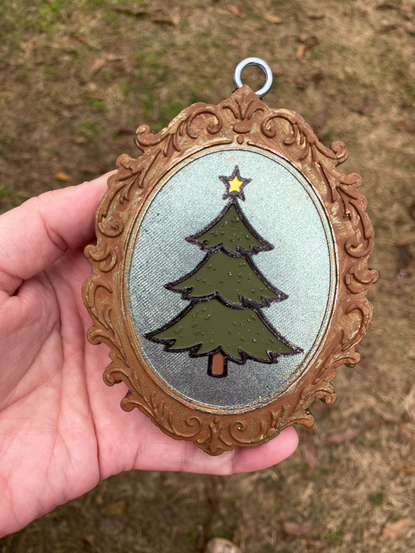 Christmas Antique Frame Freshie