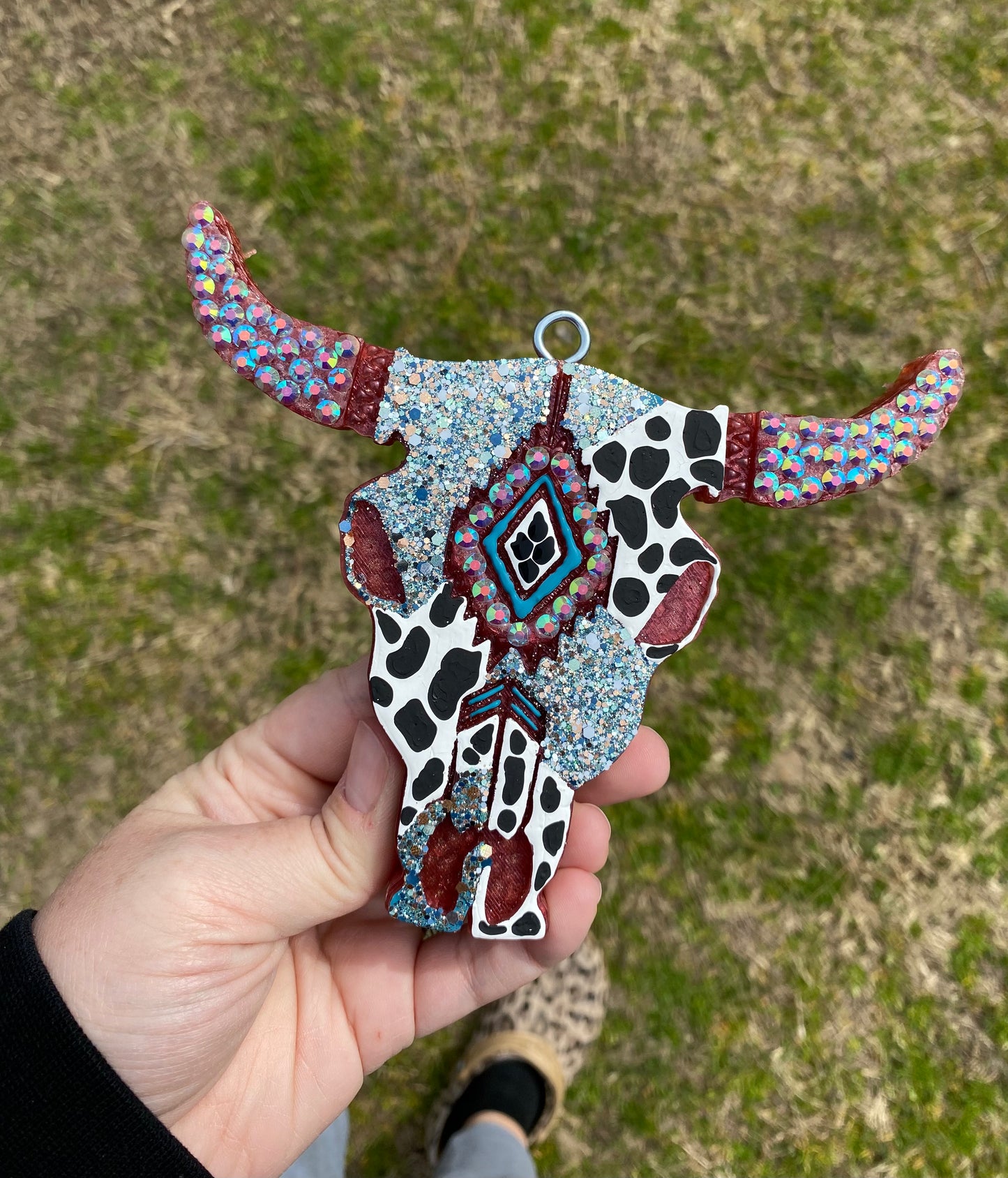 Rhinestone Aztec Bull Freshie *PLEASE SPECIFY*