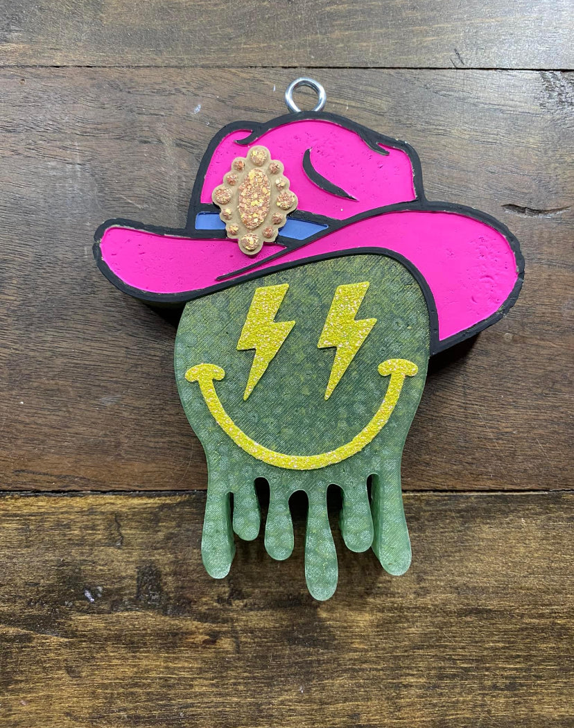 Drip Smiley Cowboy Freshie