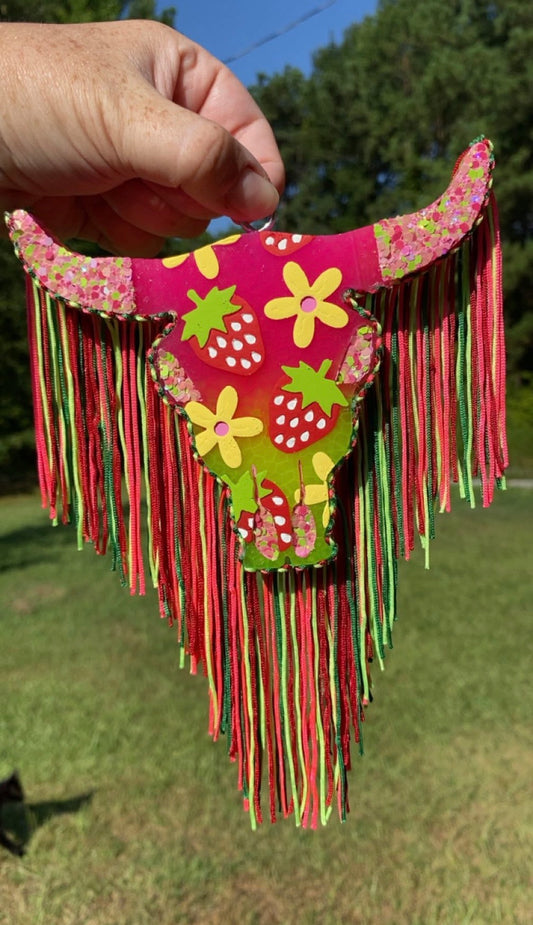 Berry Flower Aztec Bull Freshie