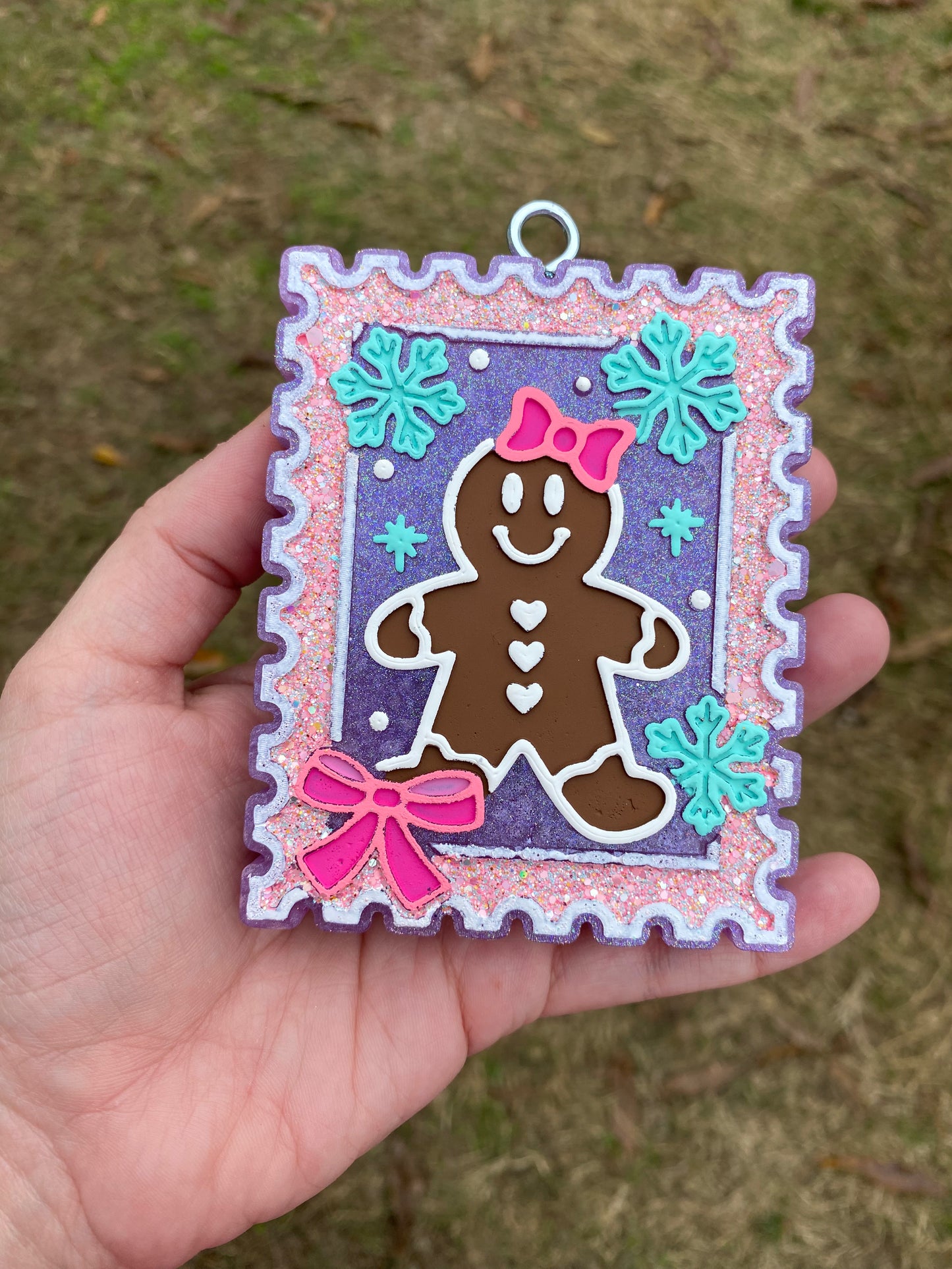 Gingerbread Stamp Freshie
