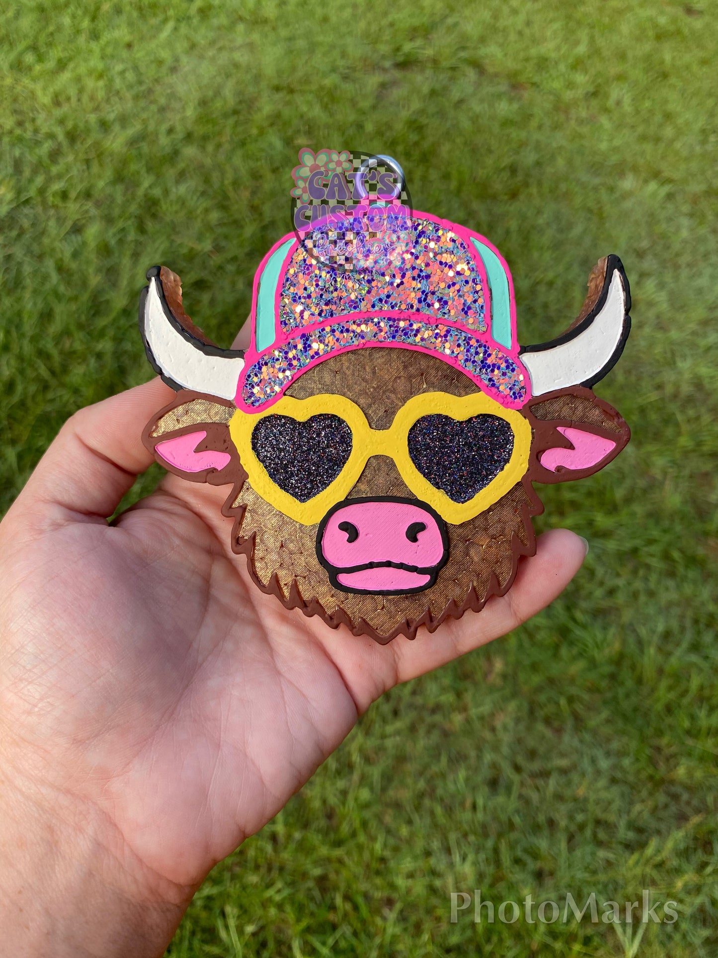Trucker Hat Highland Cow Freshie