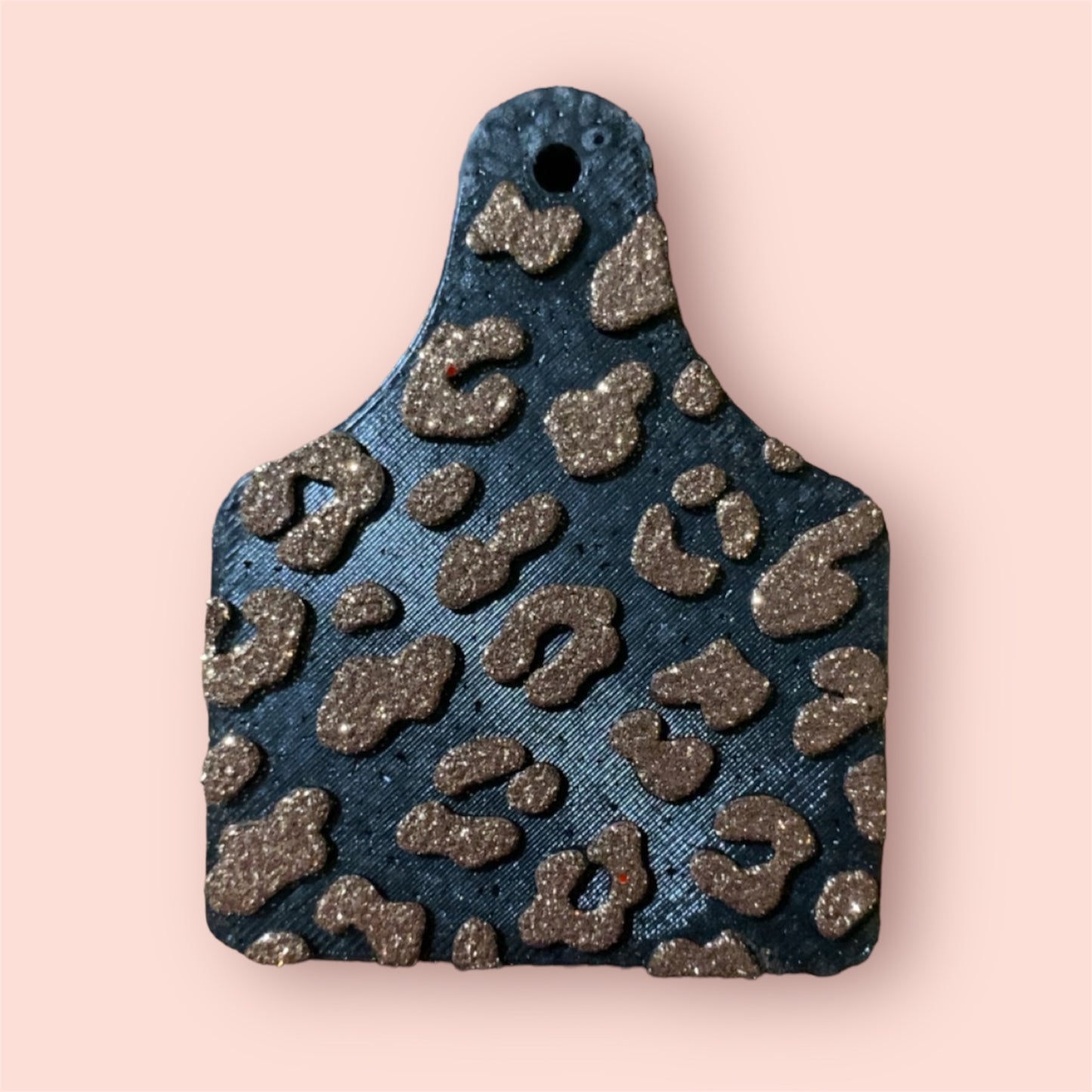 Leopard Cow Tag Freshie