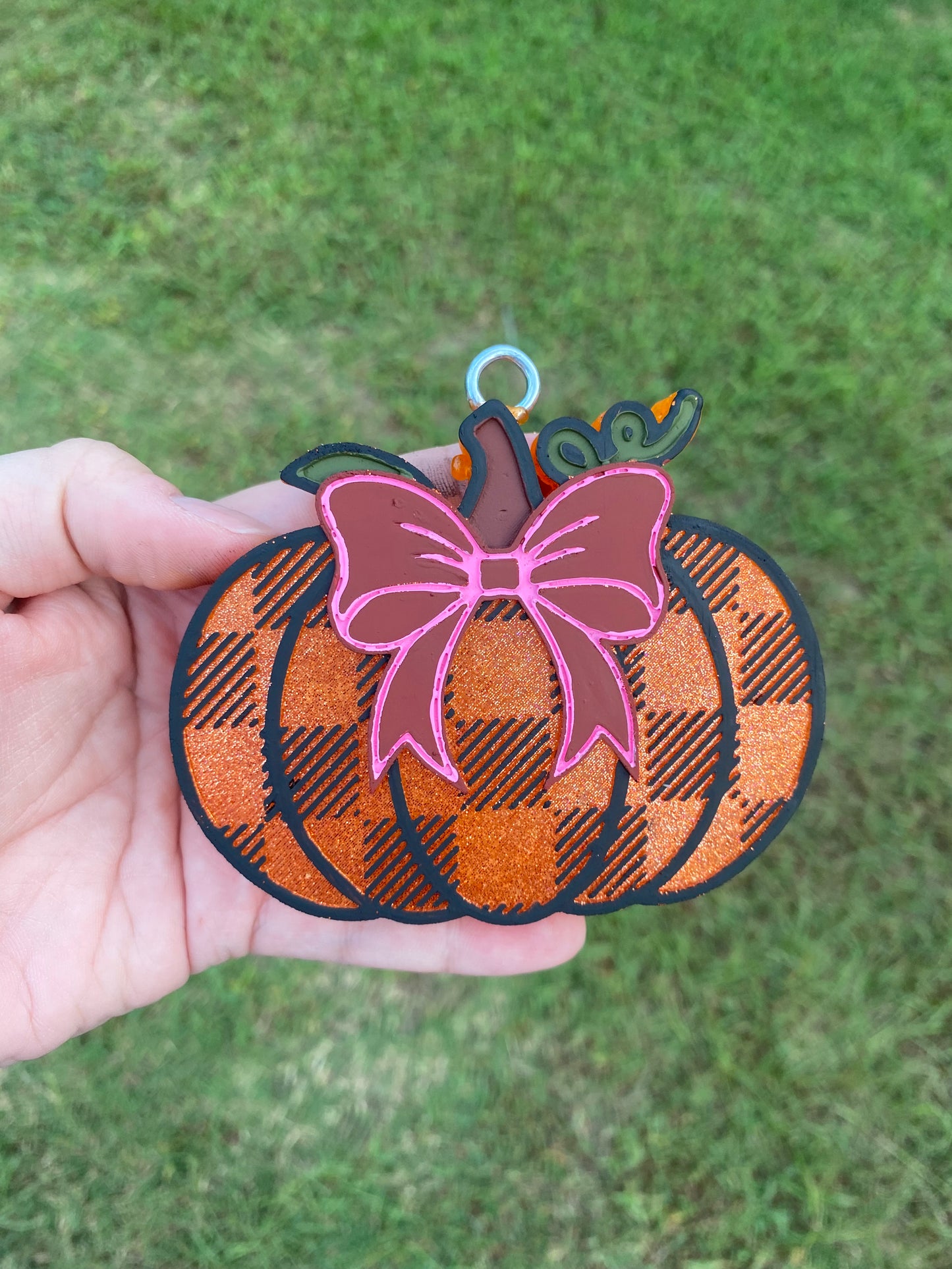 Plaid Pumpkin Freshie