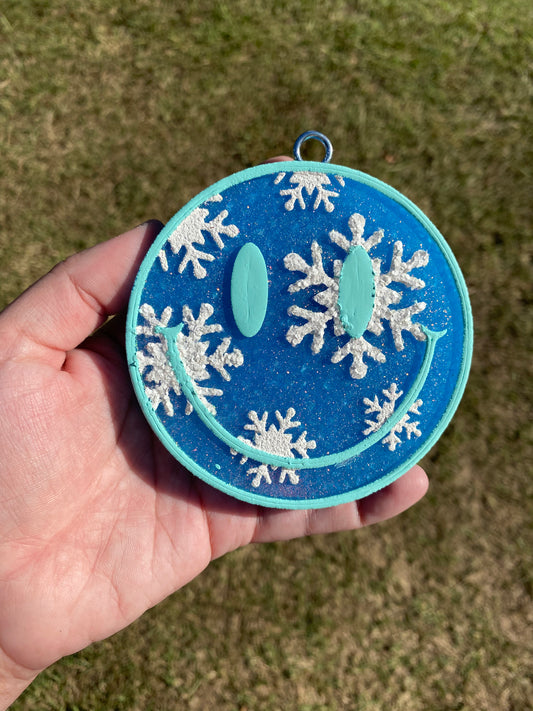 Snowflake Smiley Freshie