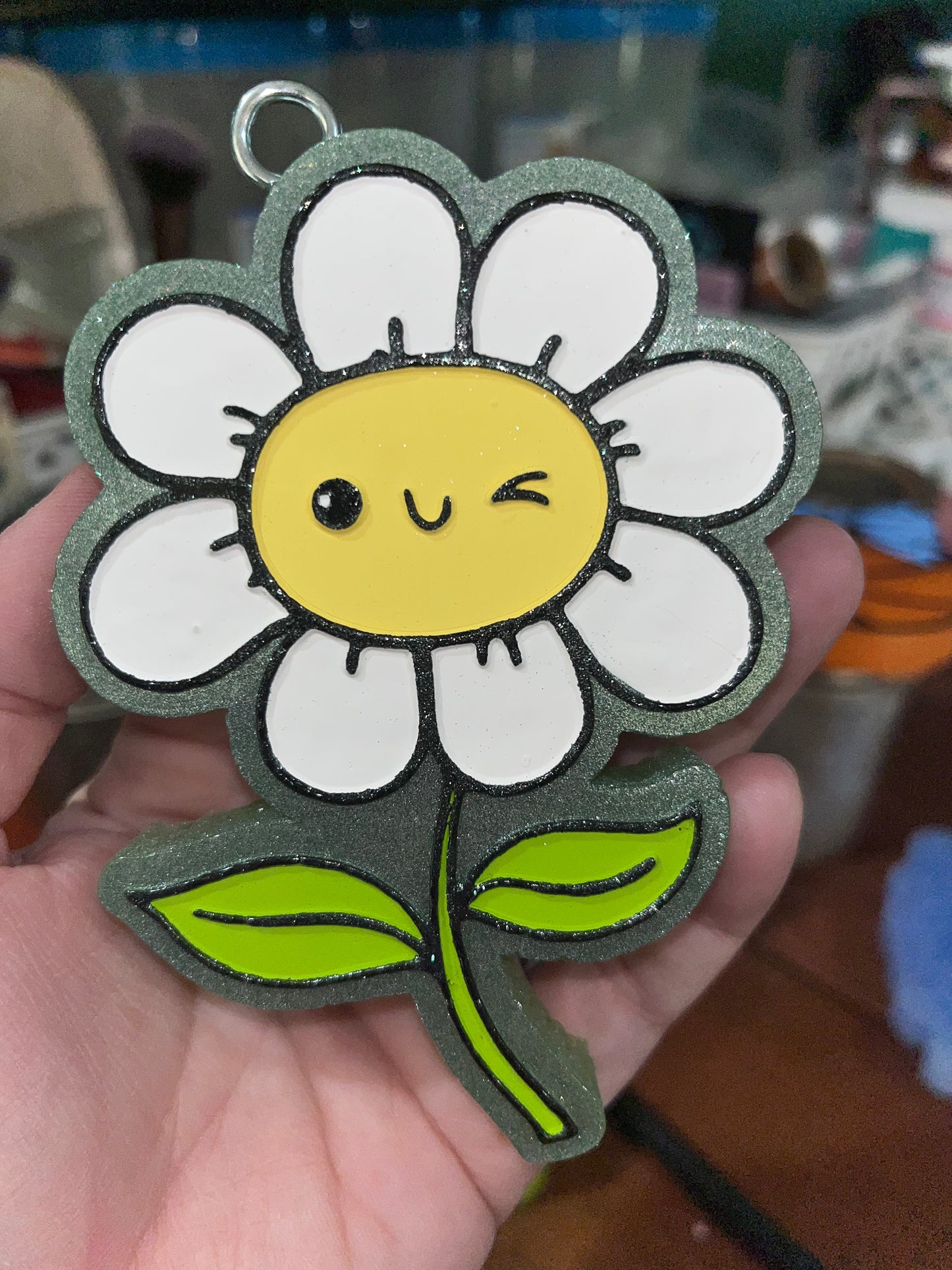 Winking Flower Freshie