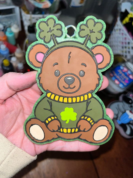 Lucky Teddy Bear Freshie