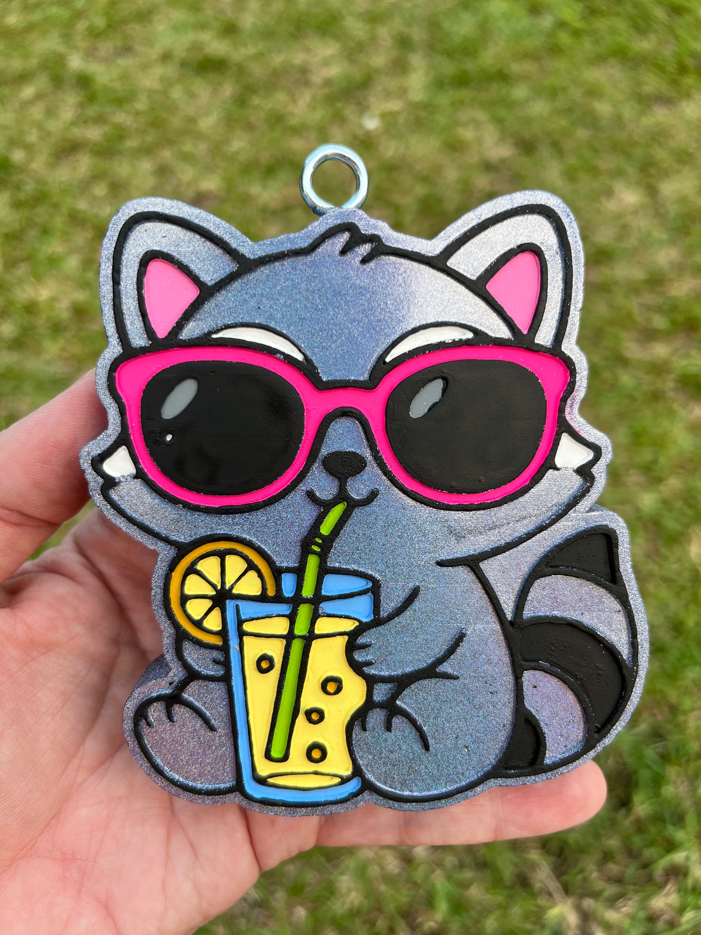 Summer Raccoon Freshie