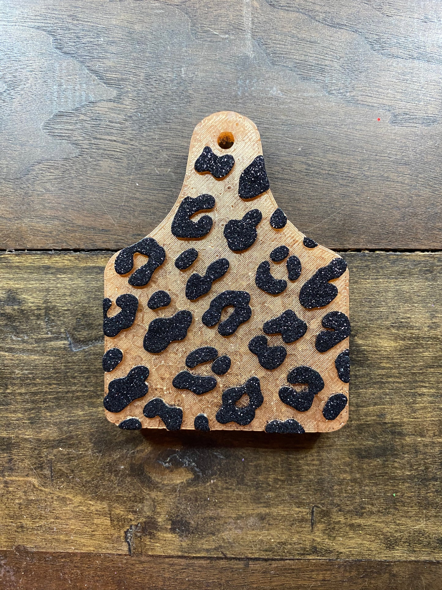 Leopard Cow Tag Freshie