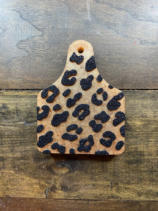 Leopard Cow Tag Freshie