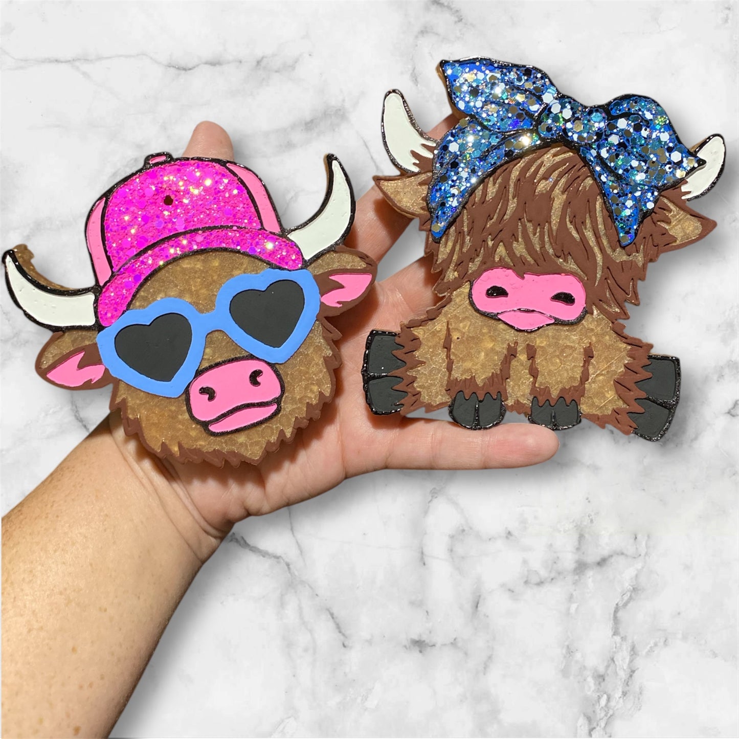 Trucker Hat Highland Cow Freshie