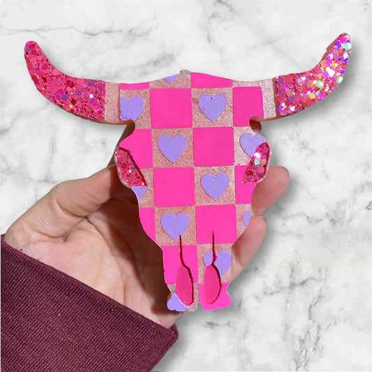 Heart Checkers Aztec Bull Freshie