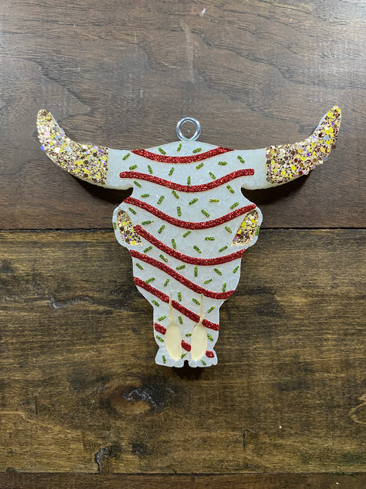 Christmas Cake Aztec Bull Freshie