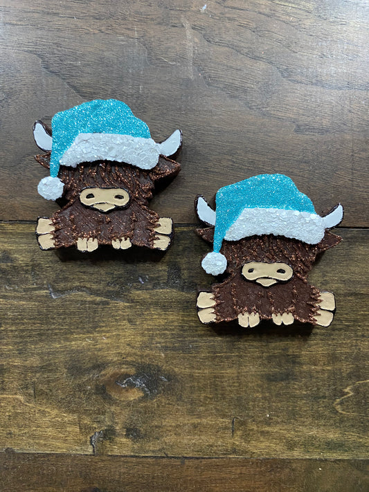 Christmas Highland Cow Vents