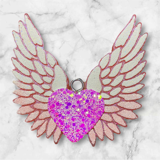 Heart Angel Wings Freshie *PLEASE SPECIFY IF YOU WANT A PICTURE*