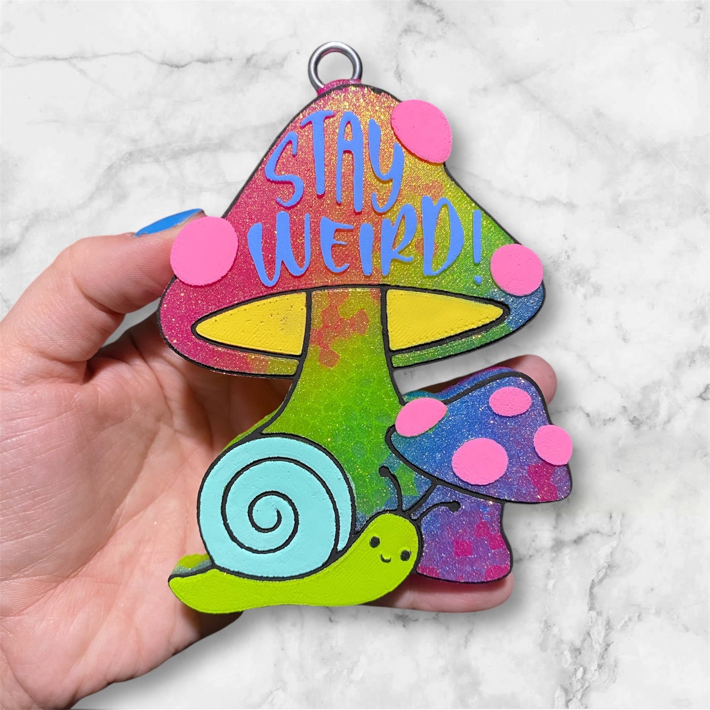 Stay Weird Mushroom Freshie