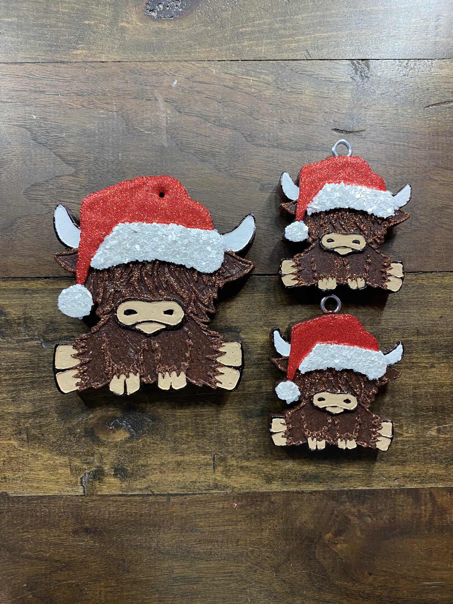 Christmas Highland Cow Vents