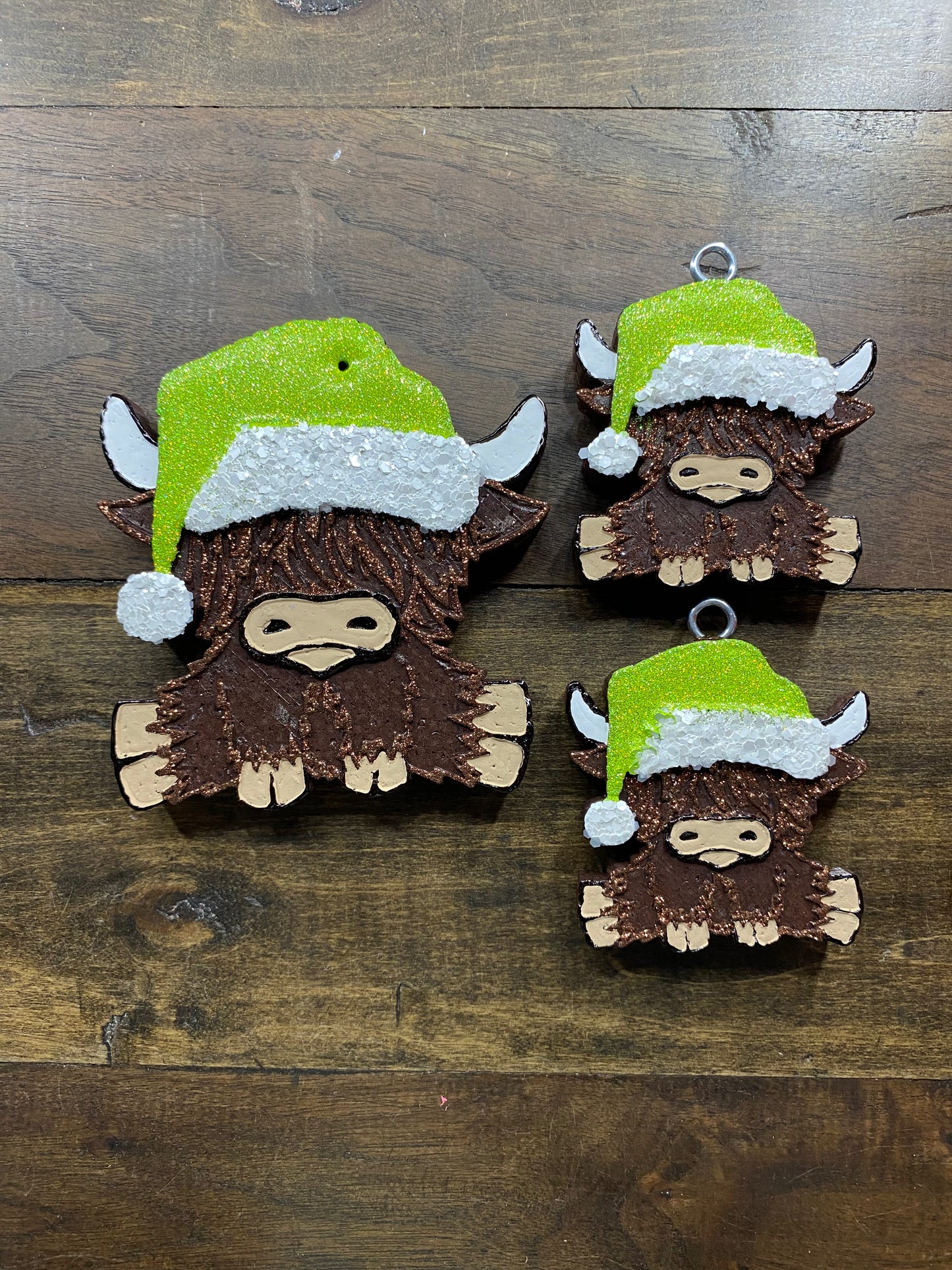 Christmas Highland Cow Vents