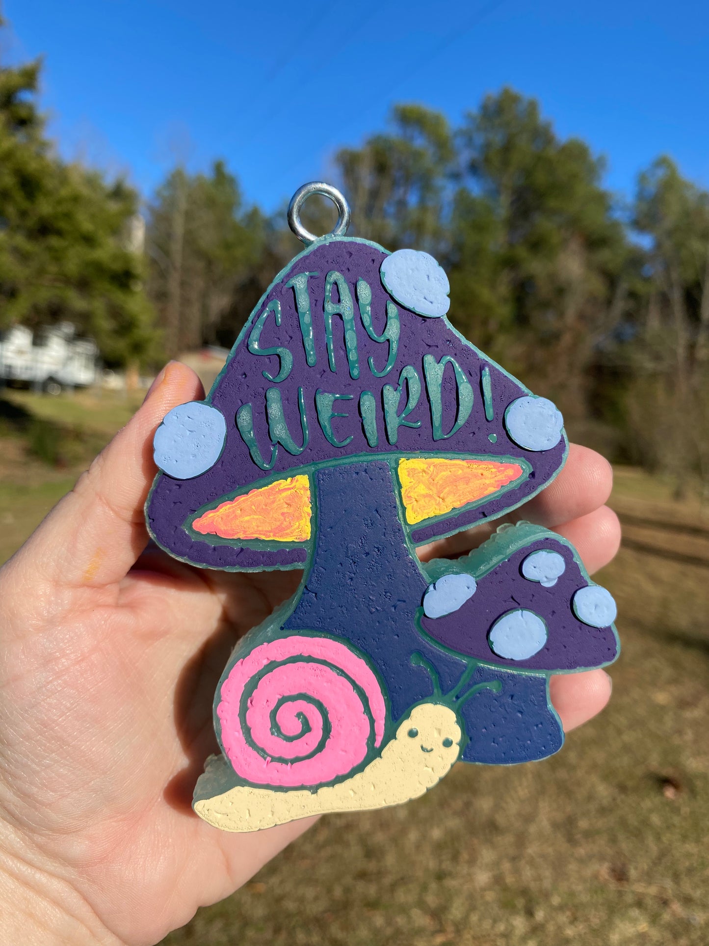 Stay Weird Mushroom Freshie