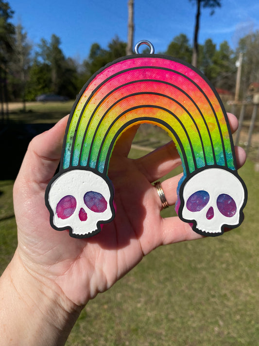 Skull Rainbow Freshie