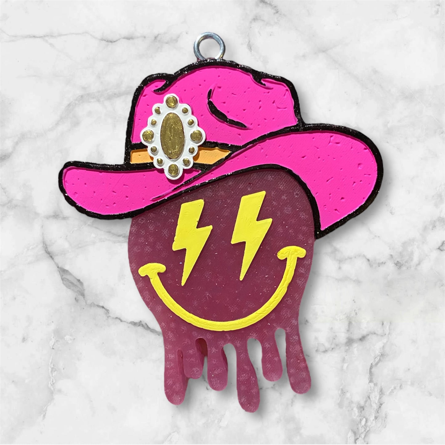 Drip Smiley Cowboy Freshie