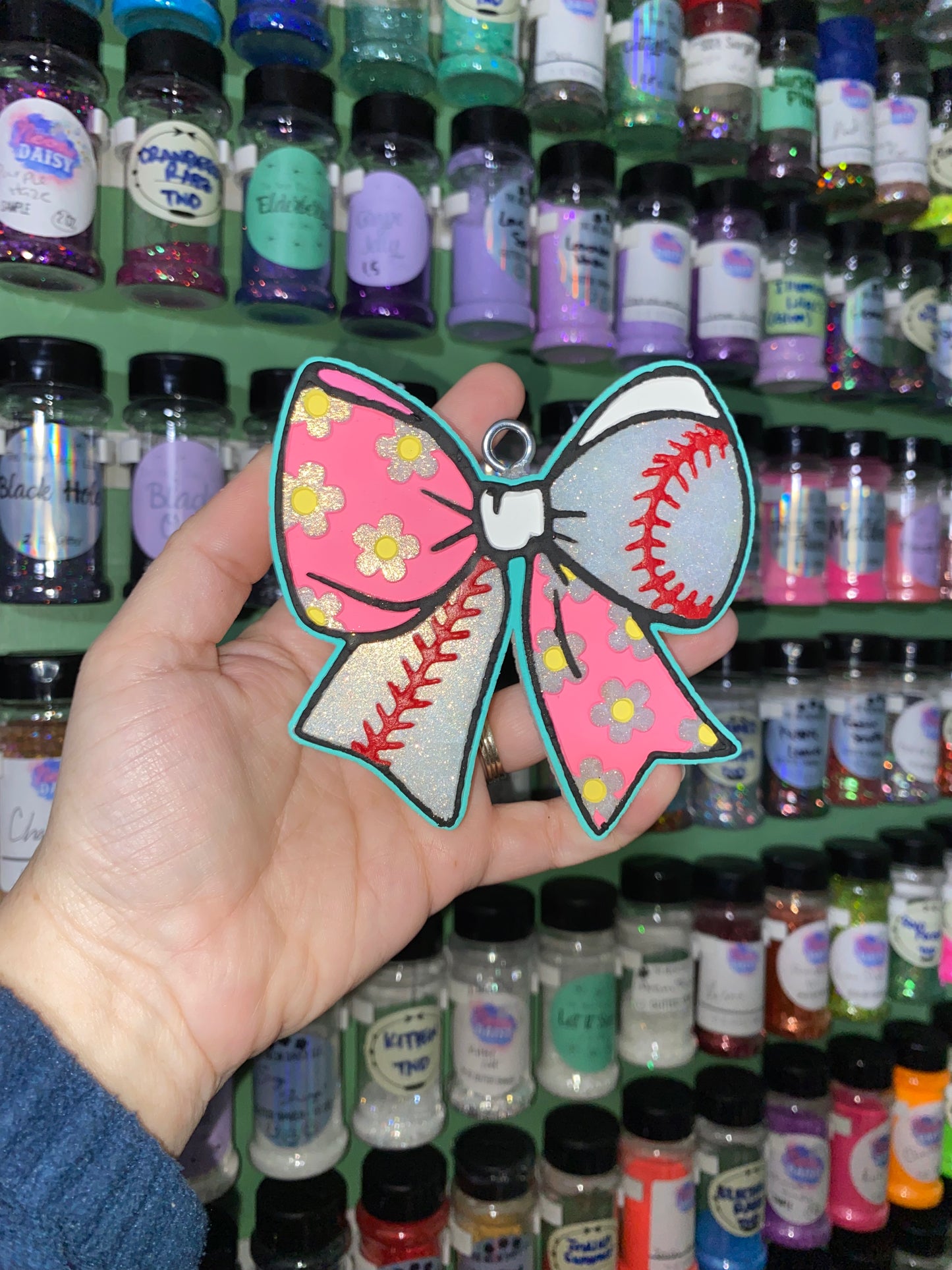 Baseball/Softball Bow Freshie