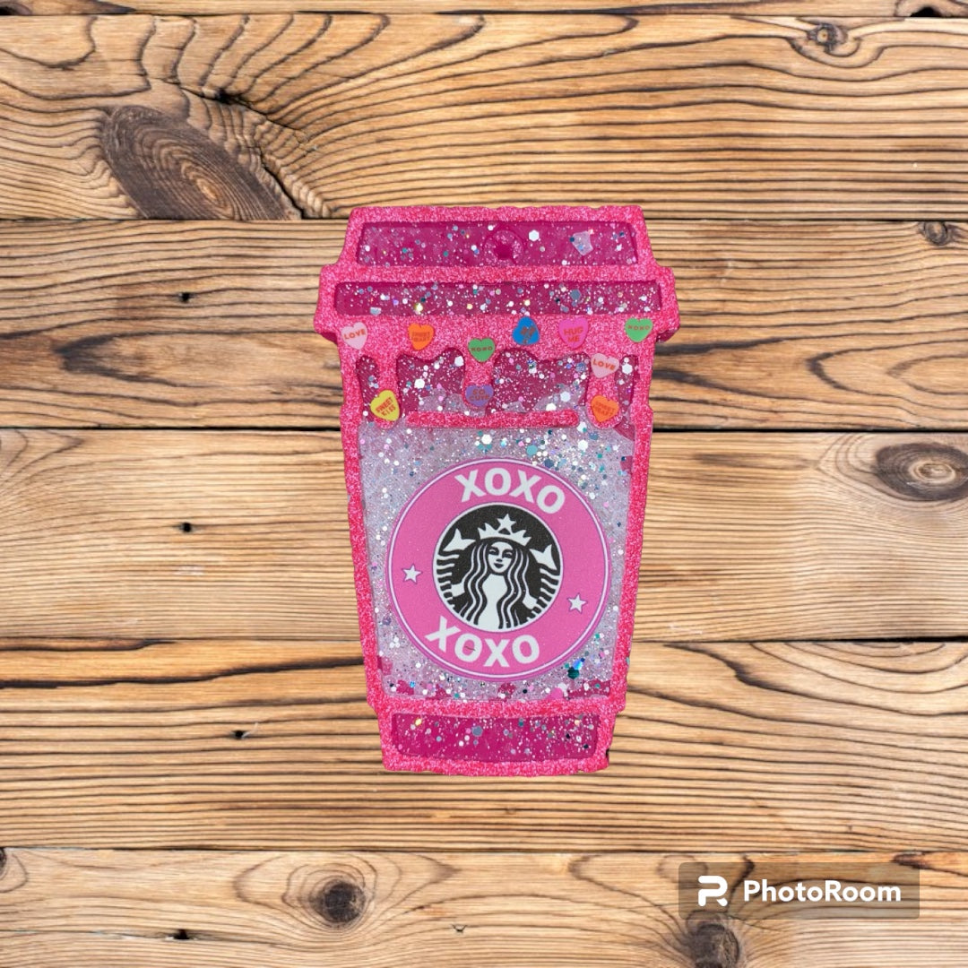 Valentine Latte Drip Cup Freshie *PLEASE SPECIFY*