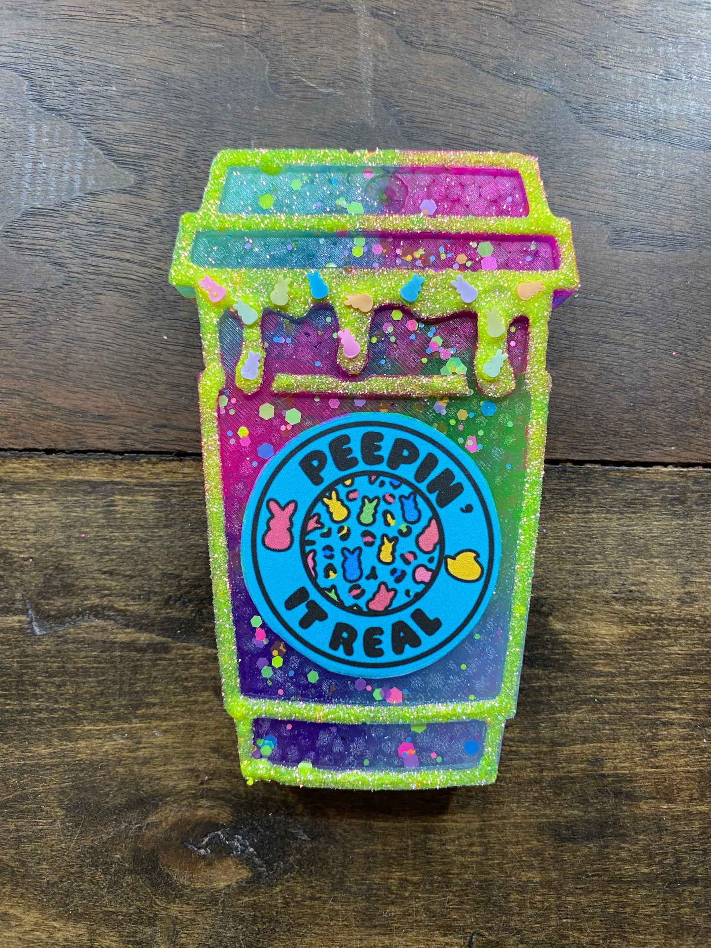 Easter Peep Latte Drip Cup Freshie