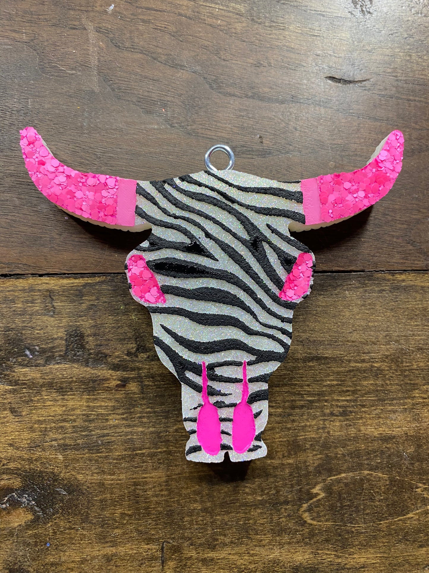 Zebra Print Aztec Bull Freshie