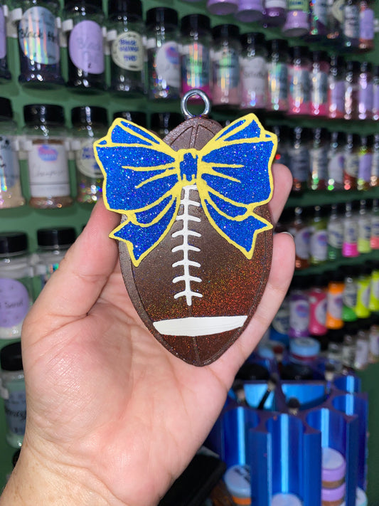 Coquette Bow Football Freshie *PLEASE SPECIFY BOW COLOR*
