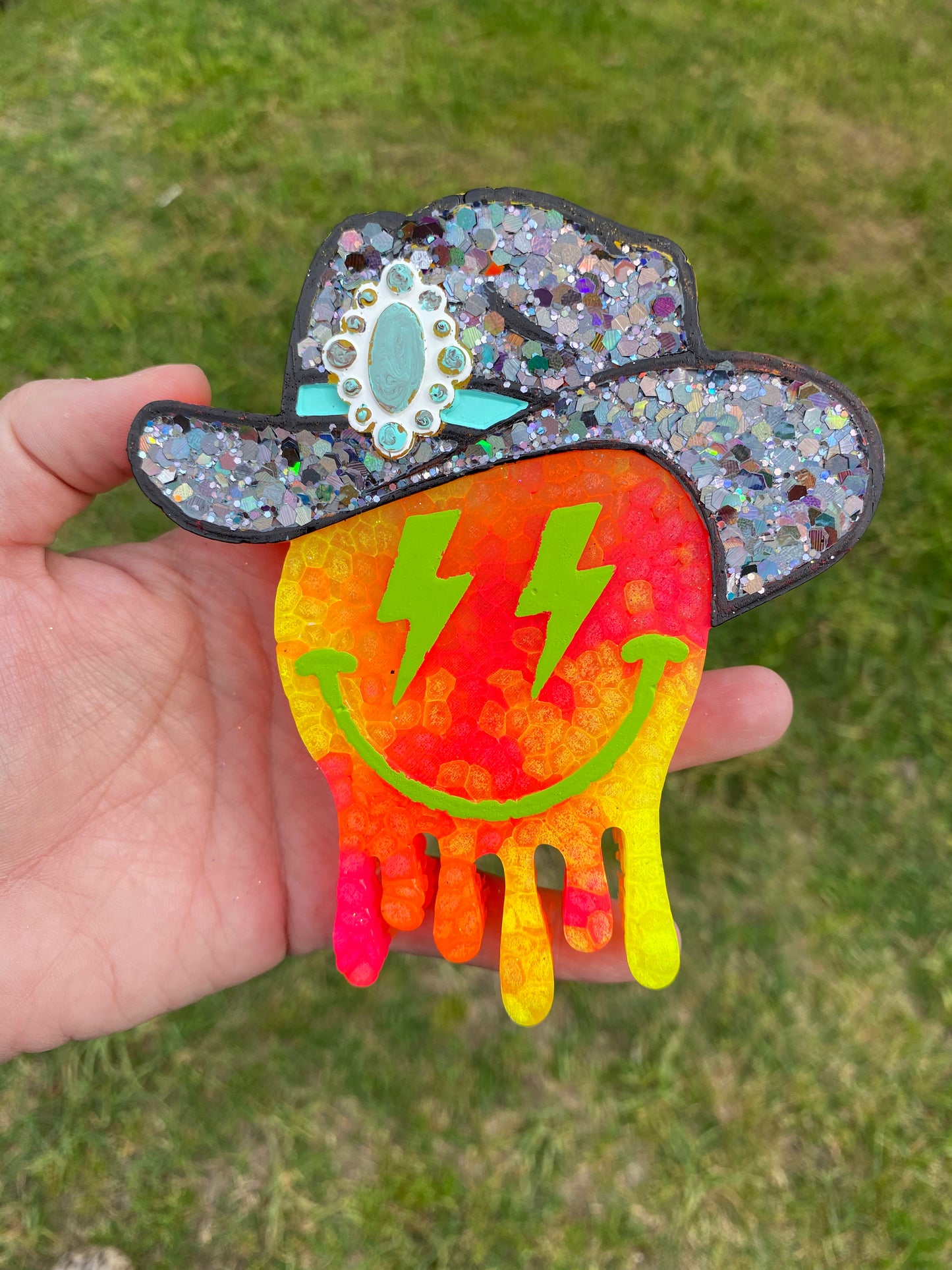 Drip Smiley Cowboy Freshie