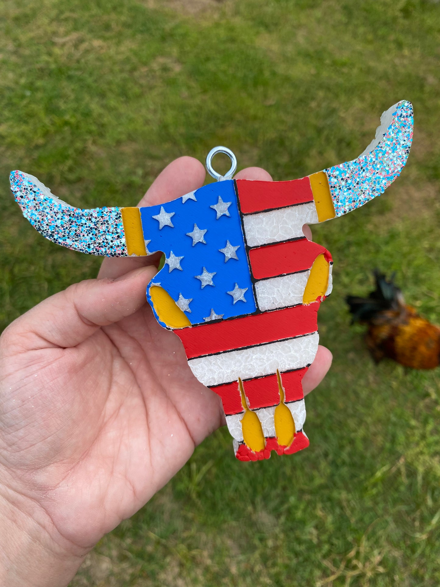 American Flag Aztec Bull Freshie