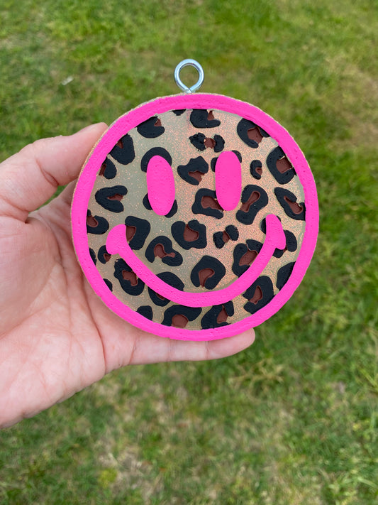 Leopard Print Smiley Freshie